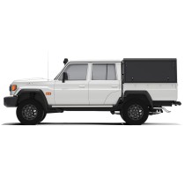 Hardtop Explorer noir Alu-Cab Land Cruiser 79 : robustesse et style
